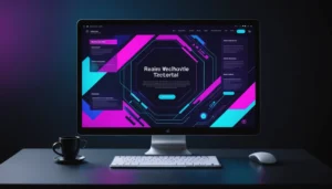 conception du site web